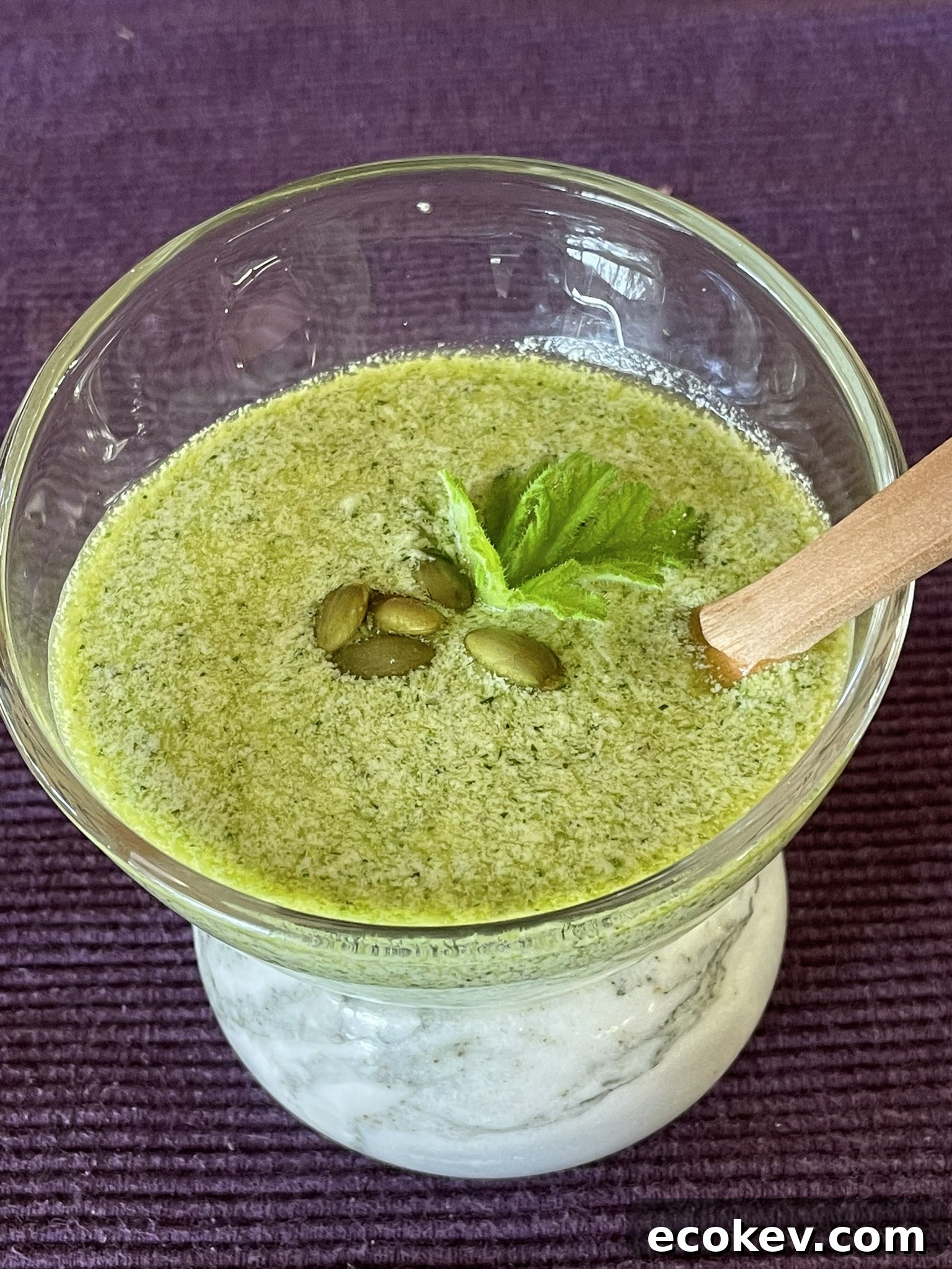 Healthy cilantro pepita dressing