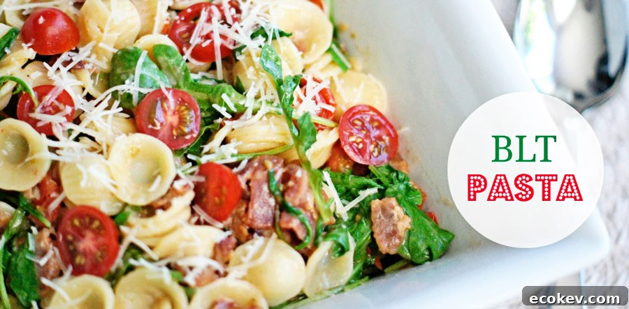 Bowl of BLT Pasta