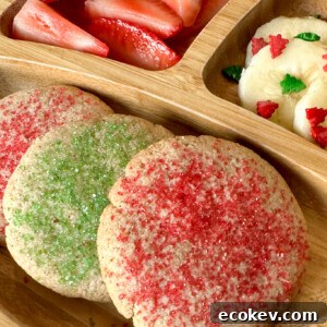 Soft ginger almond flour cookies served with fruits.