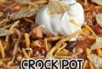Slow Cooker Chicken Taco Soup Recipe