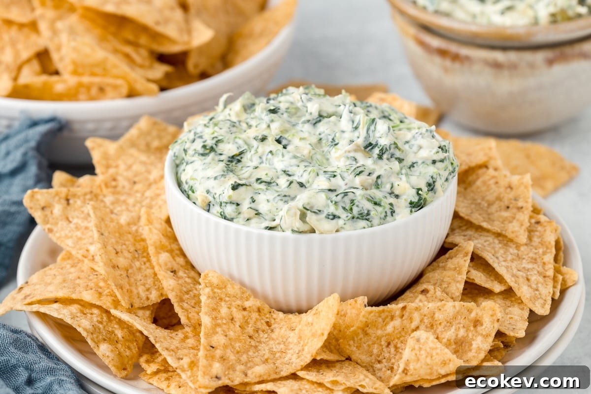 Serve the dip hot