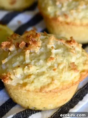 Lemon Coconut Muffins recipe.
