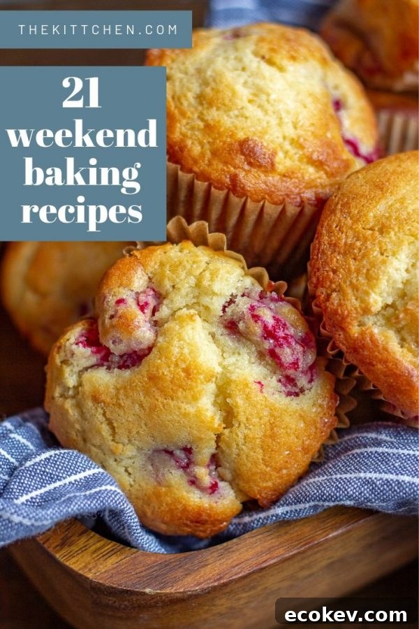 Weekends are for baking. I have gathered up some of my favorite weekend baking recipes, they are sure to make your Saturdays and Sundays extra special.