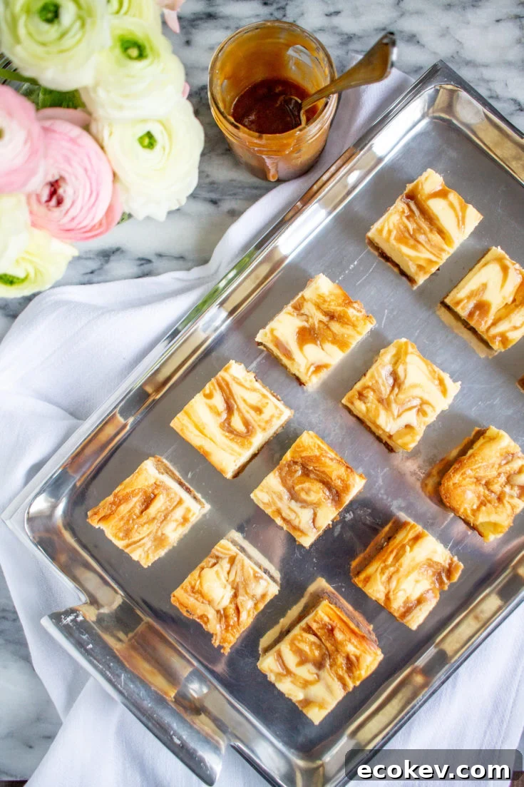 Caramel Cheesecake Bars