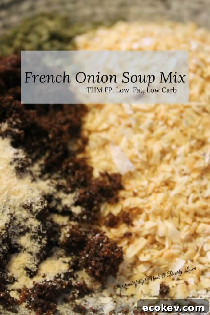 French Onion Soup Mix {THM FP, NSI, Low Fat, Low Carb}