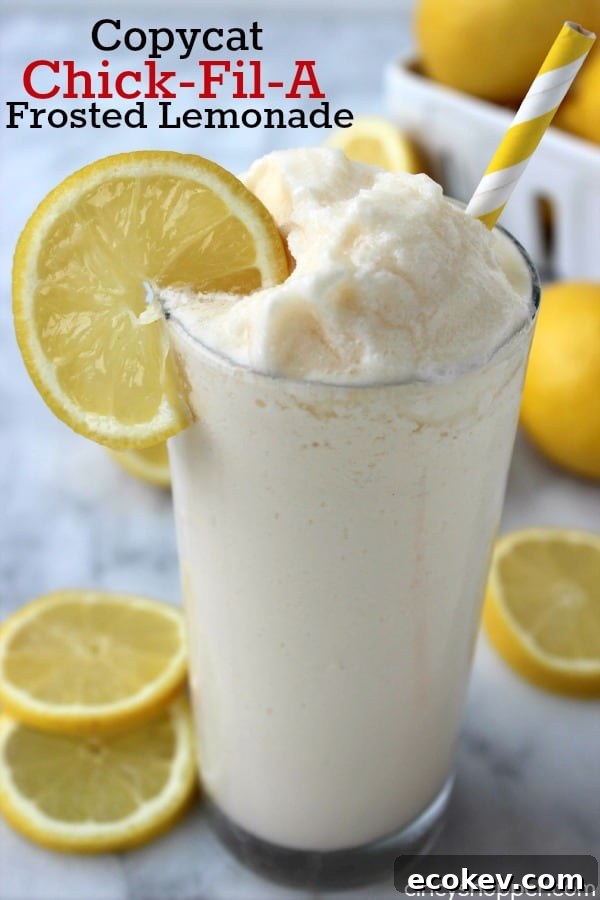 Frosted lemonade