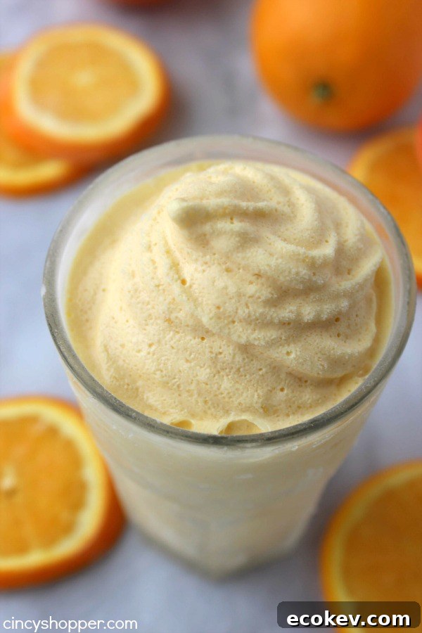 Copycat Orange Dole Whip - bright orange flavor