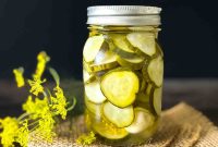 Crispy Refrigerator Dill Pickles in Sweet Brine