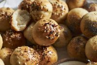 Crispy Sourdough Discard Bagel Bites