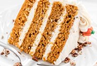 Moist Pumpkin Cake with Cream Cheese Frosting