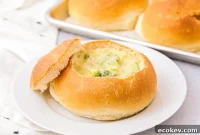 Homemade Crispy Bread Bowl Recipe for Soup