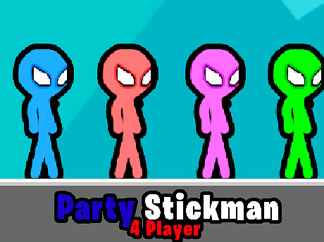 Stickman για εορτασμός για 4 εραστές φανατικοί παίκτες