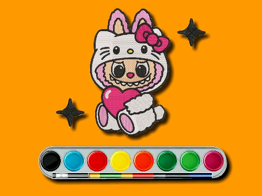 Μετακινήσεις χρωματισμού Labubu