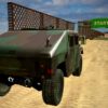 military vehicle driving simulation